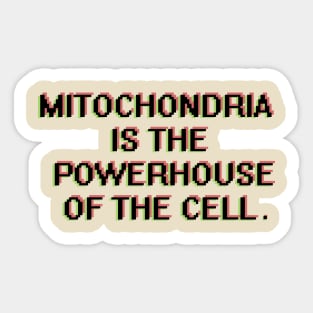 Mitochondria. Sticker